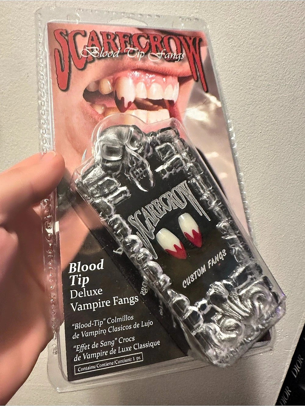 Scarecrow Blood Tip Deluxe Vampire Fangs Customizing Kit